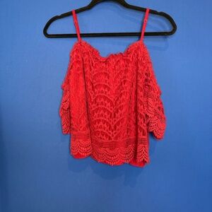 FRANCESSCA'S COLD SHOULDER TOP